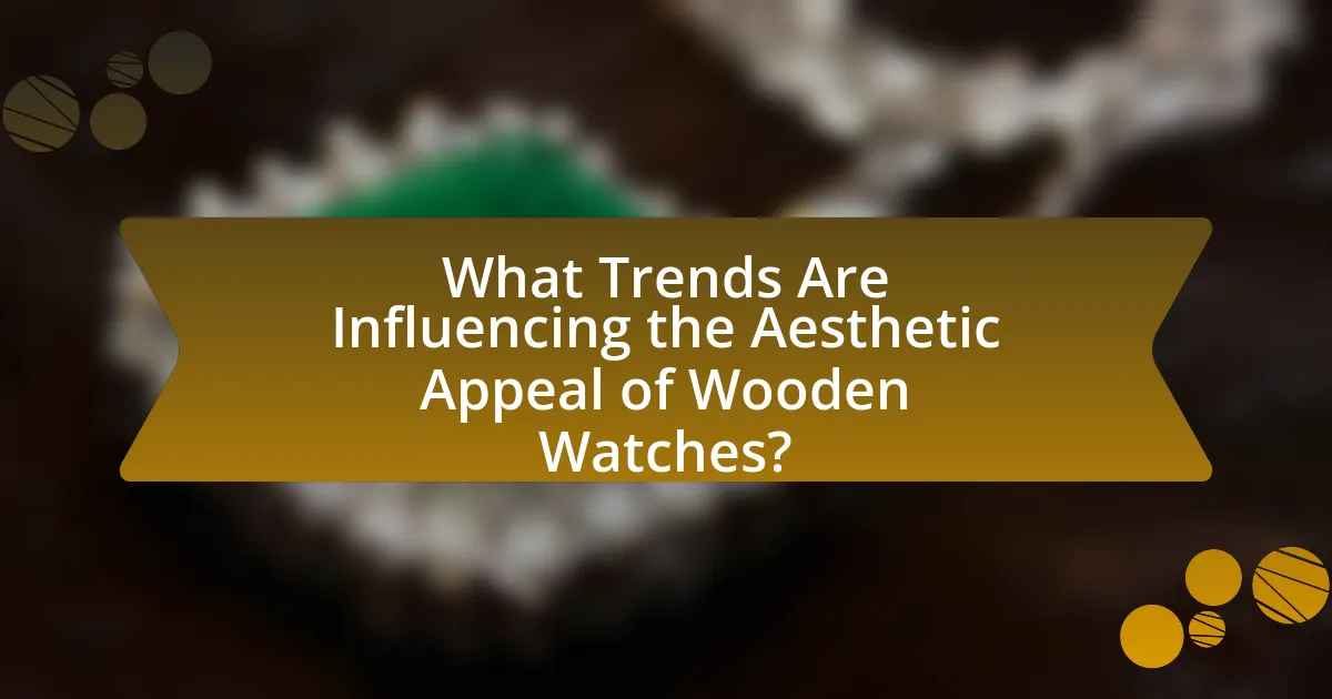 What Trends Are Influencing the Aesthetic Appeal of Wooden Watches?
